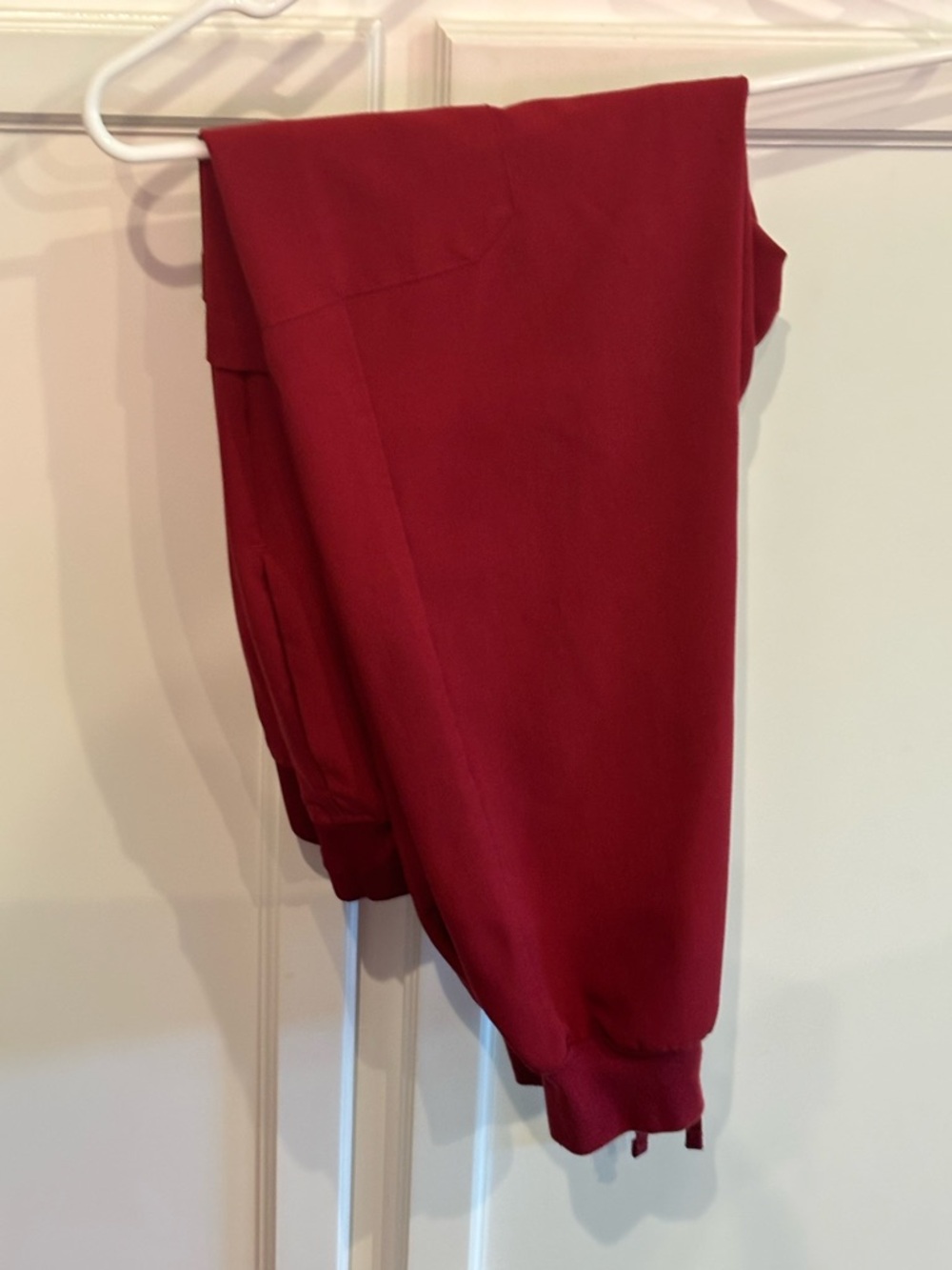 Mandala Women's Red Medical Scrub set - Picture 2 of 3
